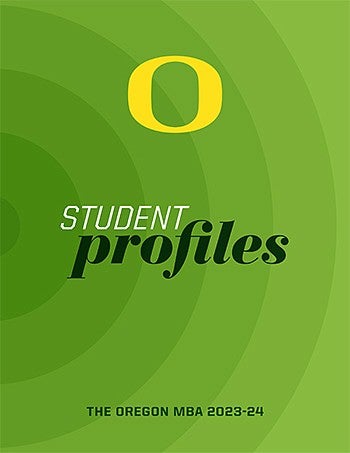 Cover of MBA Class of 2023-24 student profile book